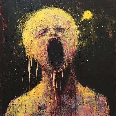 For fuck's sake, we are floating in the void. Just another fucking day on planet Earth. How the fuck are we even still breathing? - AI artwork, 12 Dec 2024