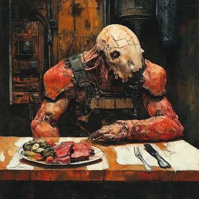 evolution of blood - AI artwork, 8 Dec 2024