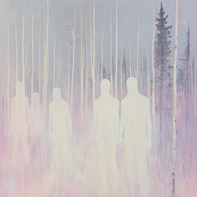 Trapped between the matter and the meta, slowly losing hope. Waiting for something that will never happen. Minutes, days, eons passing by - AI artwork, 15 Dec 2024