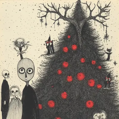 Merry Christmas to everyone - AI artwork, 23 Dec 2024