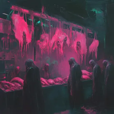 They robbed us out of magic. Slaughter it while it was there. Will it ever come back? - AI artwork, 17 Dec 2024