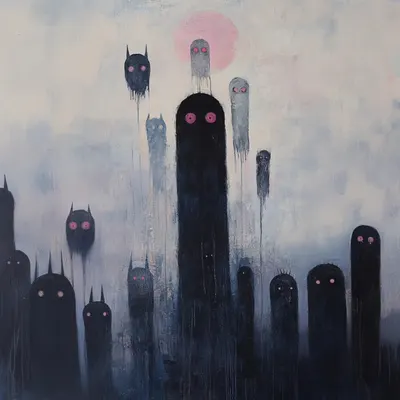 If you feel dead inside, it will pass. It will be fine - AI artwork, 14 Dec 2024