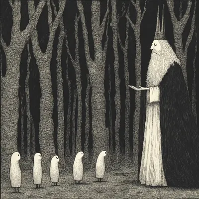 We can only follow the king - AI artwork, 11 Dec 2024