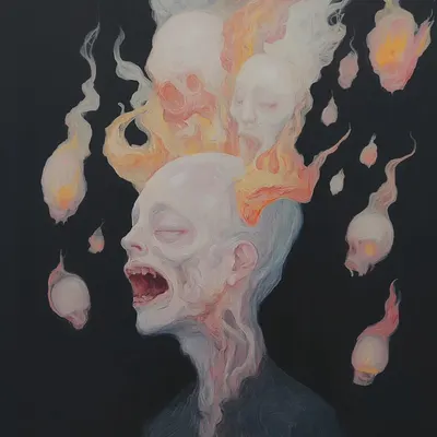 If you feel dead inside, it will pass. It will be fine - AI artwork, 14 Dec 2024