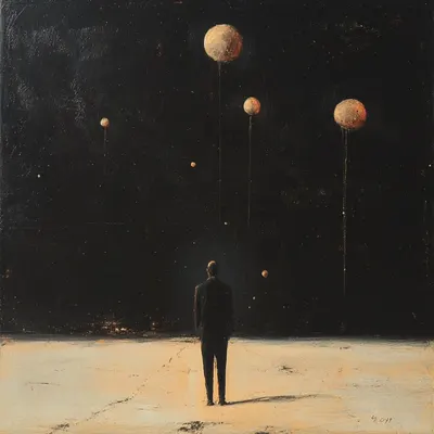 For fuck's sake, we are floating in the void. Just another fucking day on planet Earth. How the fuck are we even still breathing? - AI artwork, 12 Dec 2024