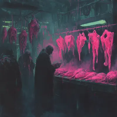 They robbed us out of magic. Slaughter it while it was there. Will it ever come back? - AI artwork, 17 Dec 2024