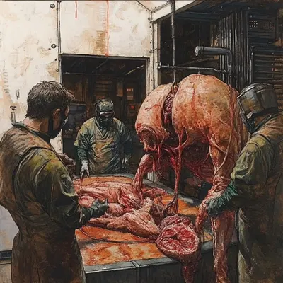 evolution of blood - AI artwork, 8 Dec 2024