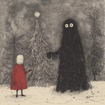 Merry Christmas to everyone - AI artwork, 23 Dec 2024