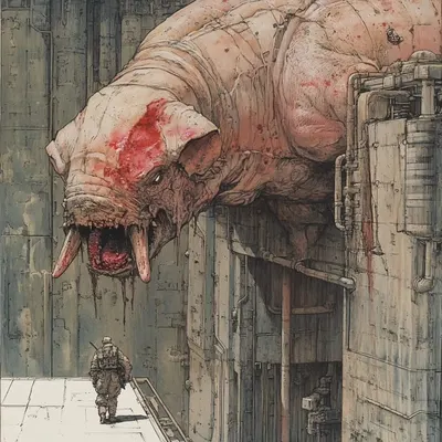 evolution of blood - AI artwork, 8 Dec 2024