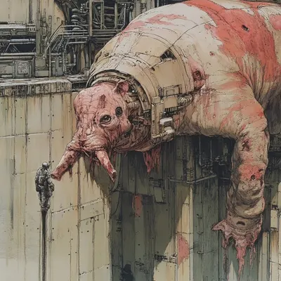 evolution of blood - AI artwork, 8 Dec 2024