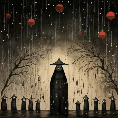 What do we celebrate? I can only hope that peace finds us before we destroy ourselves - AI artwork, 25 Dec 2024