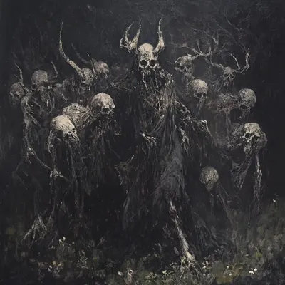 Three sisters of death. It's too late to be late - AI artwork, 13 Jan 2025