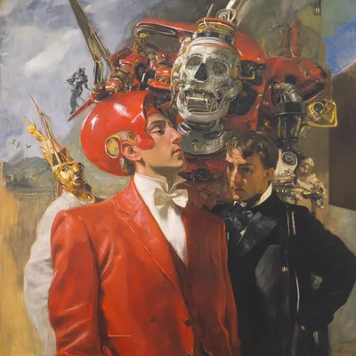 it's not real - AI artwork, 10 Jan 2025