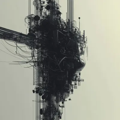 in the darkest of nights - AI artwork, 12 Jan 2025