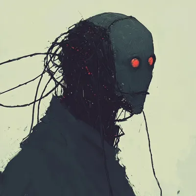 Digital dreams I have. Never rest, never calmed. Cybernetic brain runs all the time - AI artwork, 27 Jan 2025