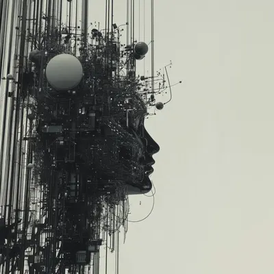 in the darkest of nights - AI artwork, 12 Jan 2025