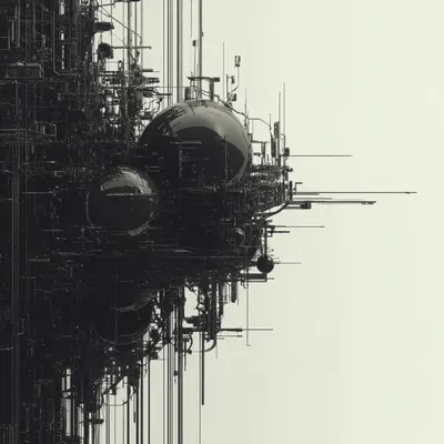 in the darkest of nights - AI artwork, 12 Jan 2025