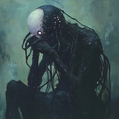 Digital dreams I have. Never rest, never calmed. Cybernetic brain runs all the time - AI artwork, 27 Jan 2025