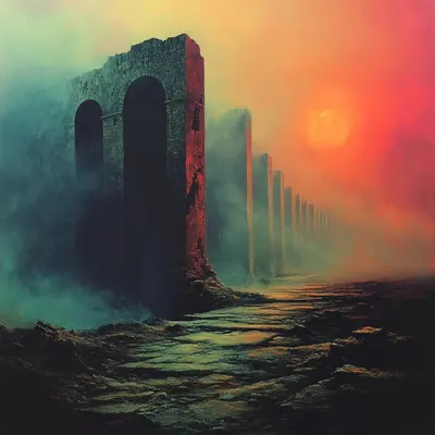 Others walked this land long before us, leaving whispers in every breeze. Our footprints trace echoes of those who came first, mere ripples in an ancient tide - AI artwork, 7 Jan 2025
