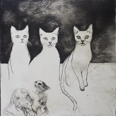 Cats? - AI artwork, 20 Jan 2025