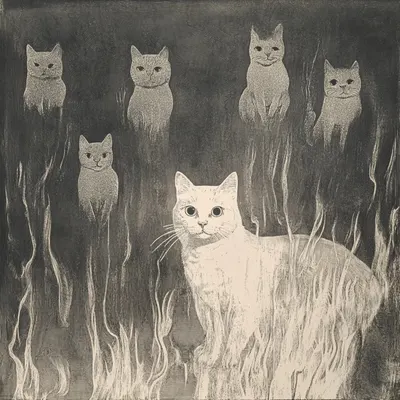 Cats? - AI artwork, 20 Jan 2025