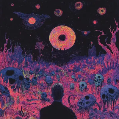 betwen two worlds, where should I be? - AI artwork, 21 Jan 2025