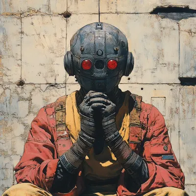 We weren't first. They did it a long time ago - AI artwork, 24 Jan 2025