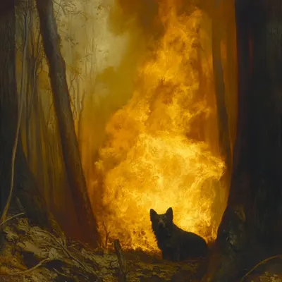 find the spark, ignite the fire - AI artwork, 17 Feb 2025