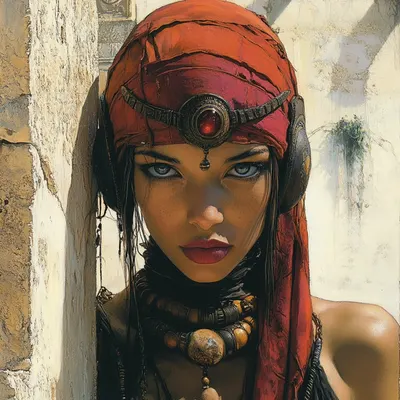 Fortune tellers - AI artwork, 8 Feb 2025
