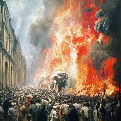 find the spark, ignite the fire - AI artwork, 17 Feb 2025