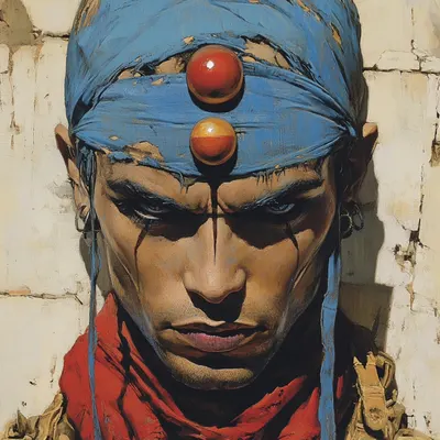 Fortune tellers - AI artwork, 8 Feb 2025