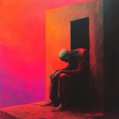 Travelling through time and space. When does it start? Does it end? - AI artwork, 28 Feb 2025