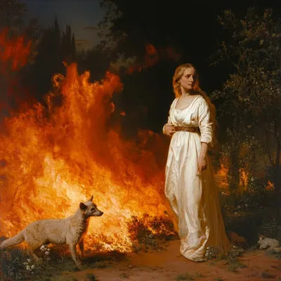 find the spark, ignite the fire - AI artwork, 17 Feb 2025