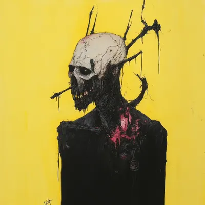 There is void deep inside. Nothing you can do. It will be always there. Nothing - AI artwork, 23 Feb 2025
