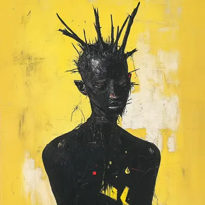 There is void deep inside. Nothing you can do. It will be always there. Nothing - AI artwork, 23 Feb 2025