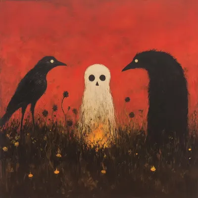 Eat or be eaten - AI artwork, 16 Feb 2025