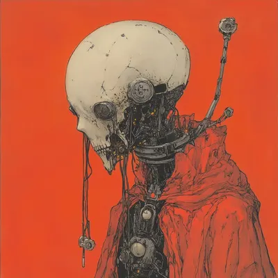 This thought returns to me time and again: how can we sleep when our very beds are burning? Here we go on shaping our lives as though nothing were wrong, as though everything were certain—from always unto forever. Perhaps there is no other way, or perhaps we simply lack consciousness - AI artwork, 6 Feb 2025