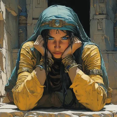 Fortune tellers - AI artwork, 8 Feb 2025