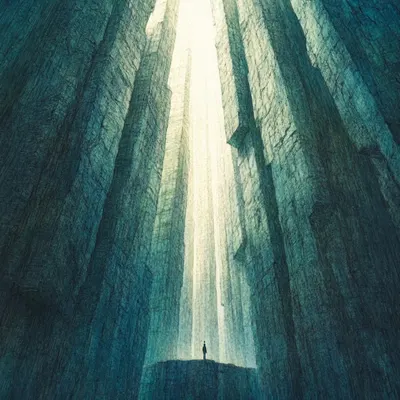 sparks of light. not many of them left - AI artwork, 17 Mar 2025