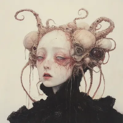 parasites. they live at our expense. beware. they are everywhere - AI artwork, 10 Mar 2025