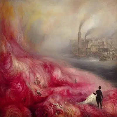meadows of death. far far away - AI artwork, 16 Mar 2025