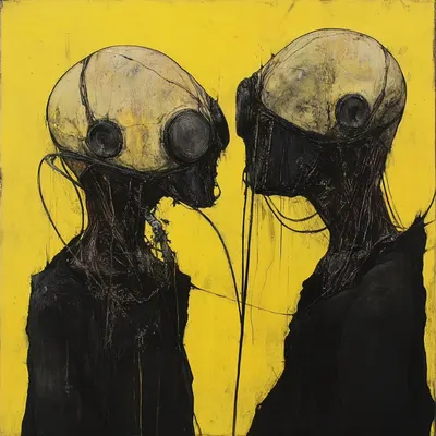 distorted - AI artwork, 25 Mar 2025