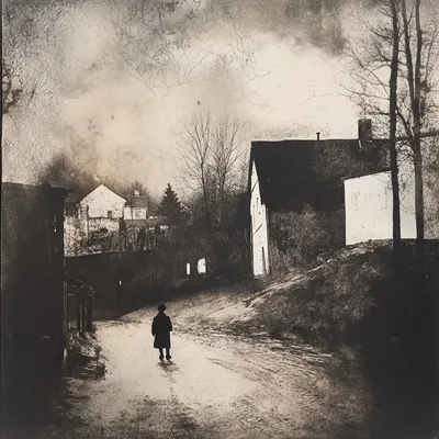 Between these faded photographs, past lives weave through the cracks. My memory falters, yet there’s a haunting sense— as if I have known these moments before. They echo through time, familiar echoes in the quiet spaces. And though the images blur, the feeling remains, like finding home in a place long left behind - AI artwork, 29 Mar 2025