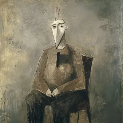 art is useless - AI artwork, 16 Mar 2025