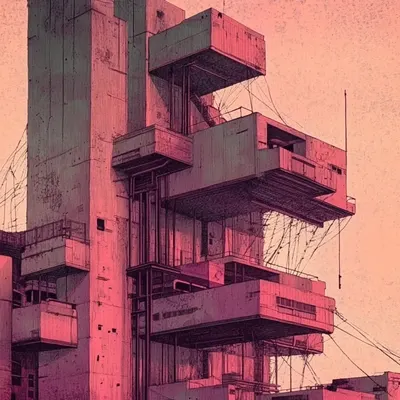 Brutal - AI artwork, 31 Mar 2025