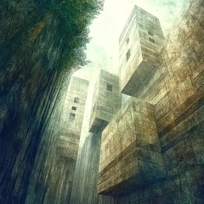 Wandering. Wondering. Walking - AI artwork, 5 Mar 2025