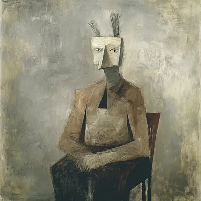 art is useless - AI artwork, 16 Mar 2025