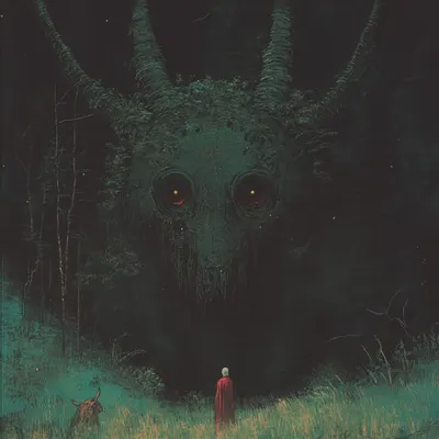 waiting in the shadows - AI artwork, 15 Mar 2025