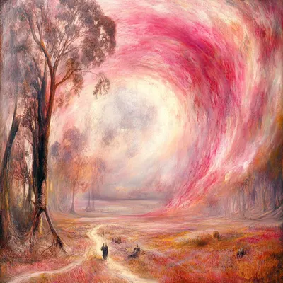 meadows of death. far far away - AI artwork, 16 Mar 2025