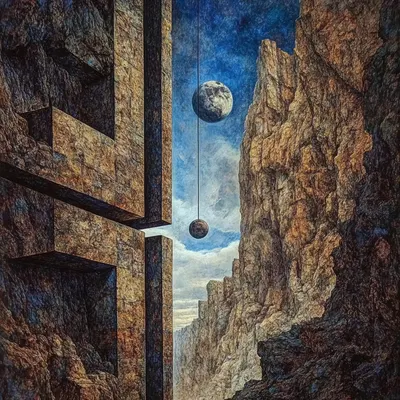 sparks of light. not many of them left - AI artwork, 17 Mar 2025